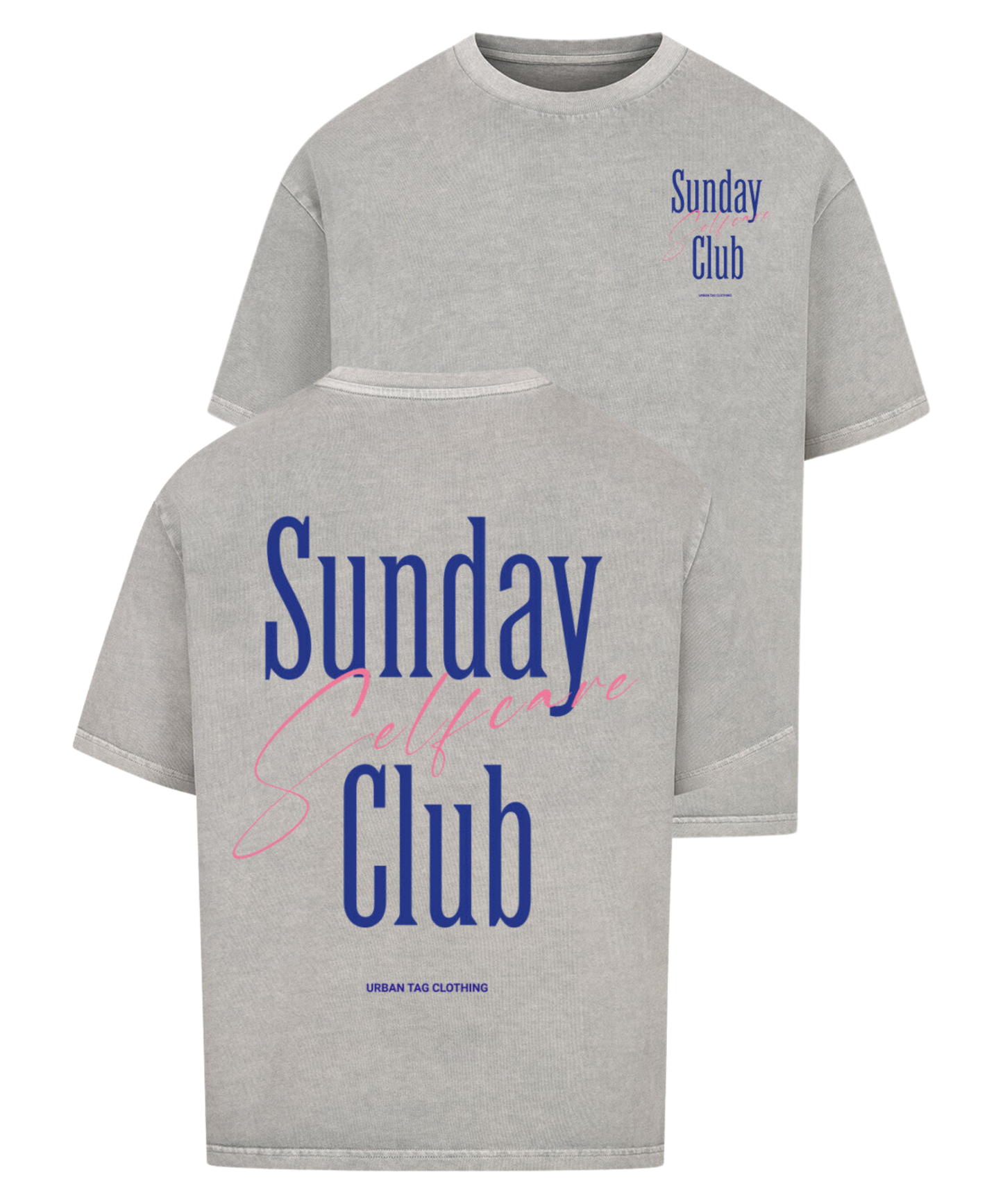 Urban Tag Oversized T-Shirt – "Sunday Selfcare Club"