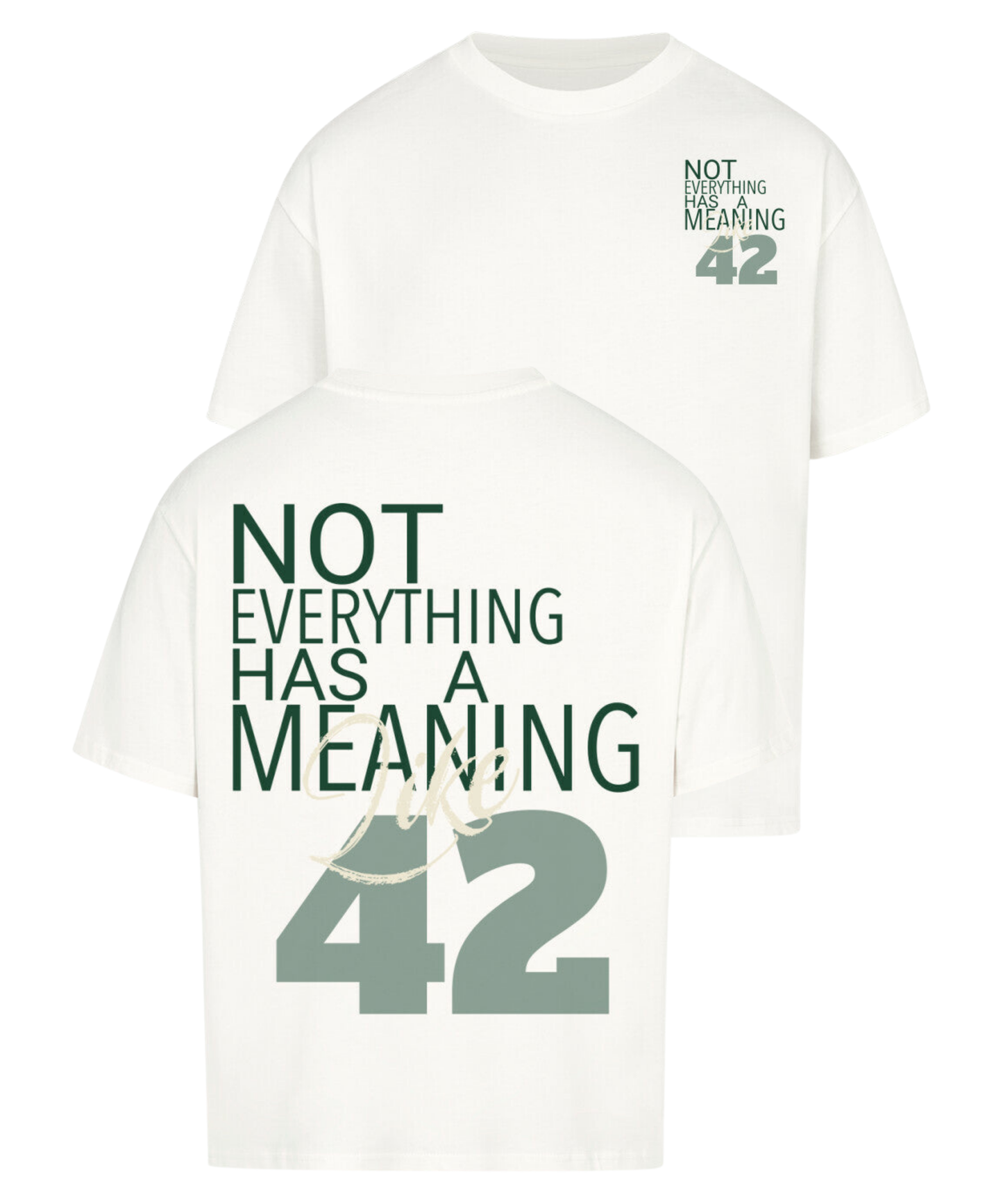 Urban Tag Oversized T-Shirt – "42"
