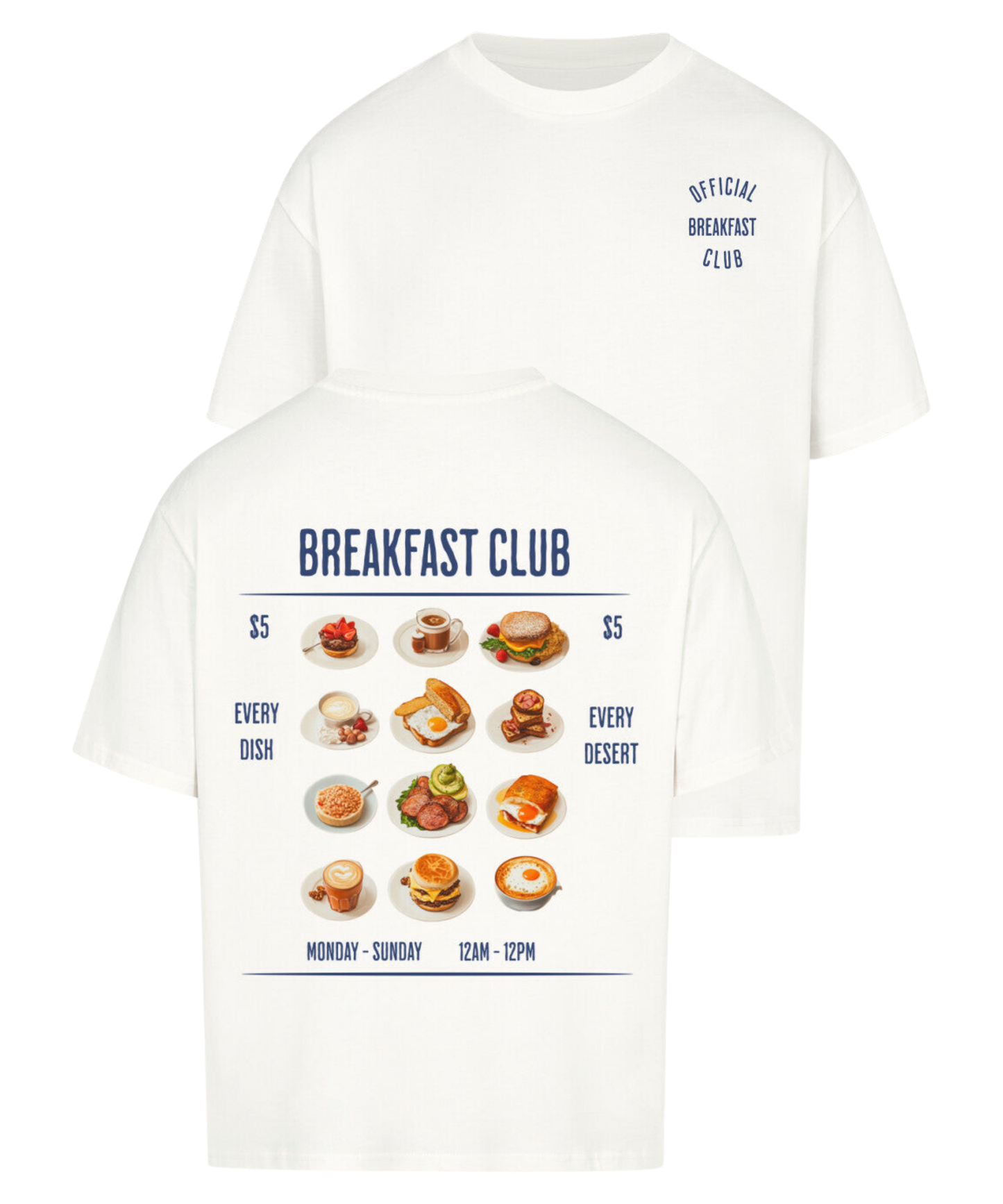 Urban Tag Oversized T-Shirt – "Breakfast Club"