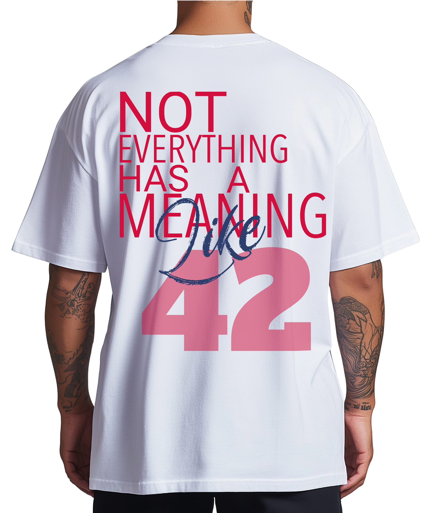 Urban Tag Oversized T-Shirt – "42"
