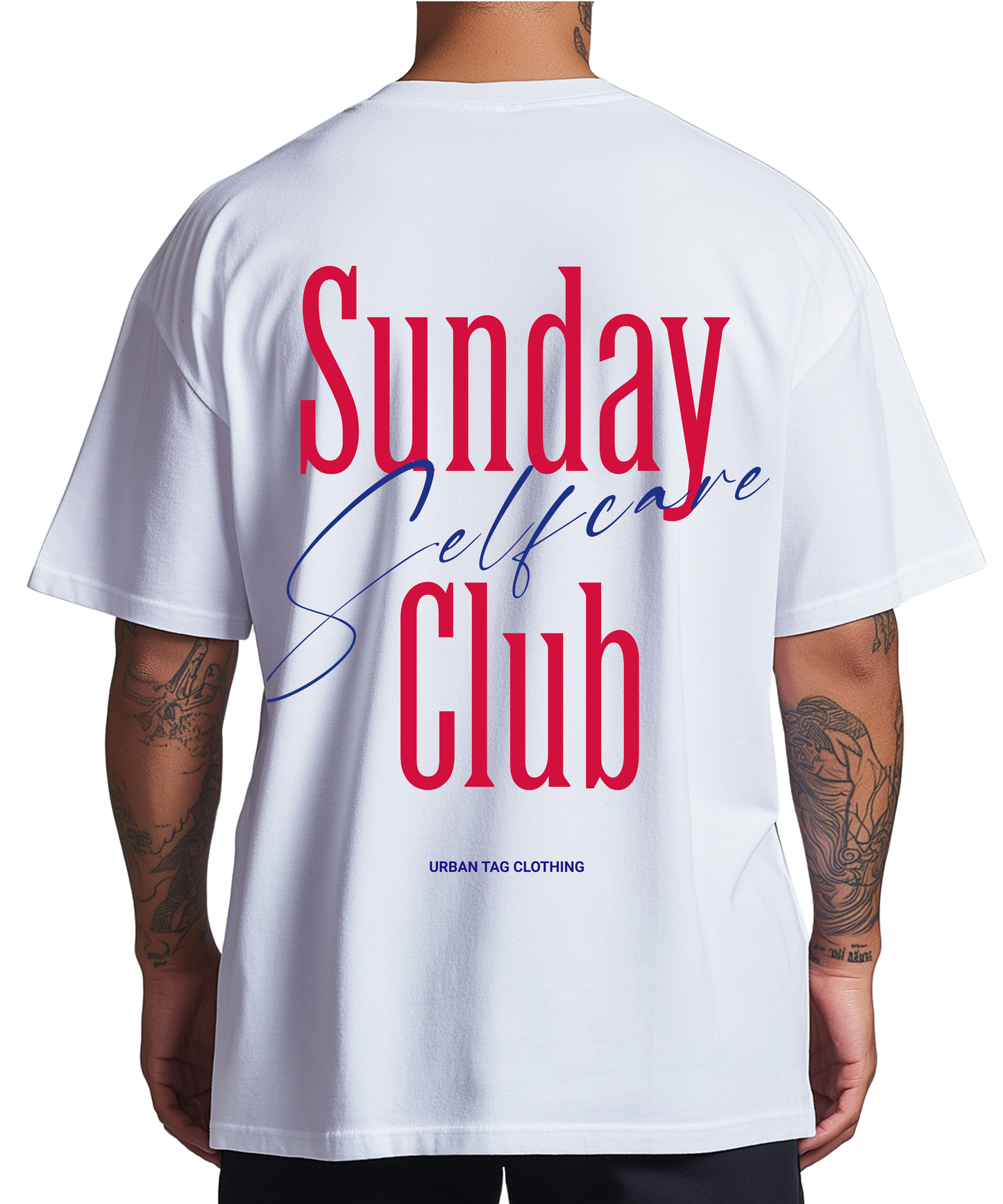 Urban Tag Oversized T-Shirt – "Sunday Selfcare Club"
