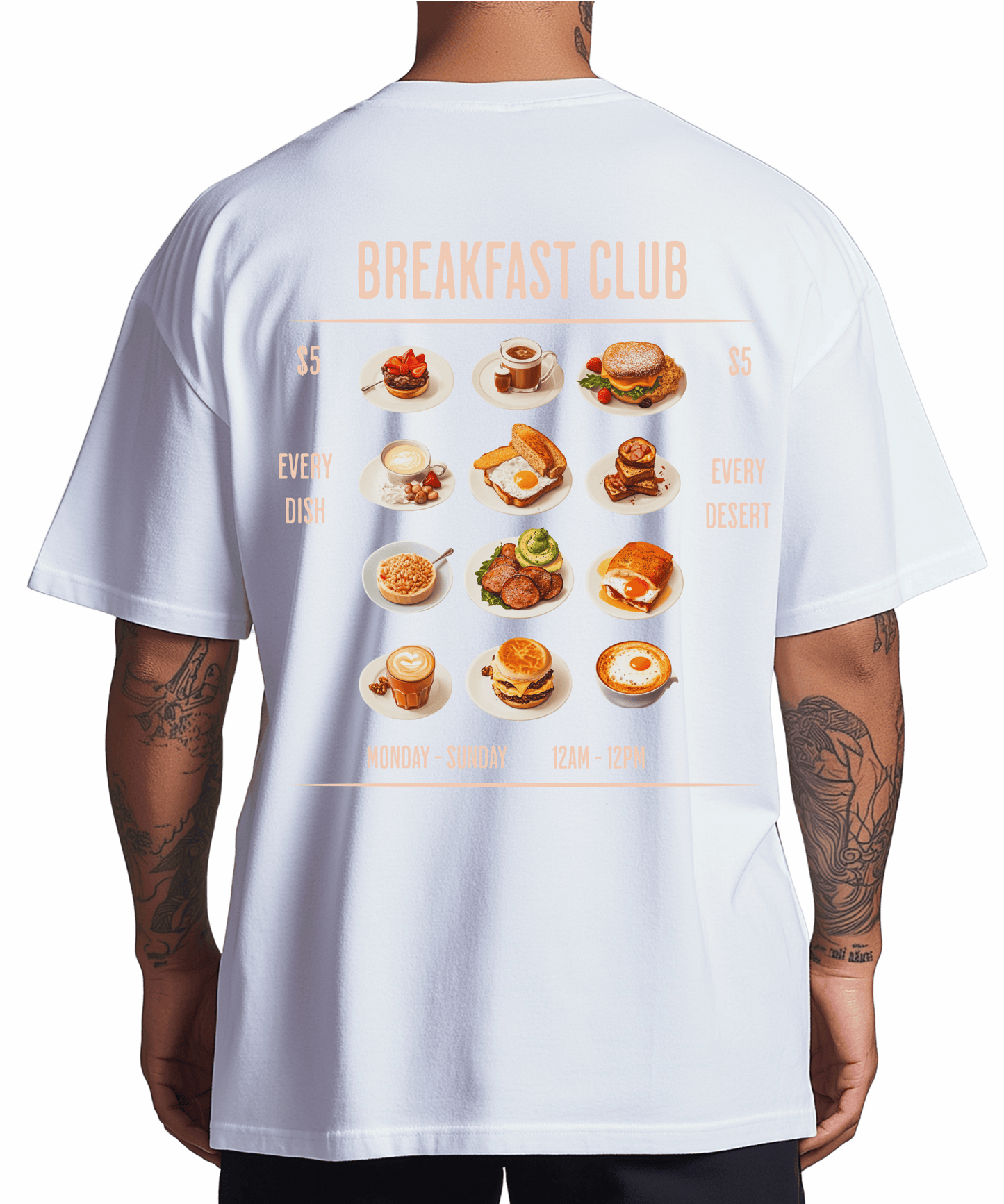 Urban Tag Oversized T-Shirt – "Breakfast Club"