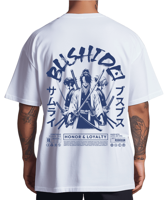 Urban Tag Oversized T-Shirt – "Bushido Samurai"