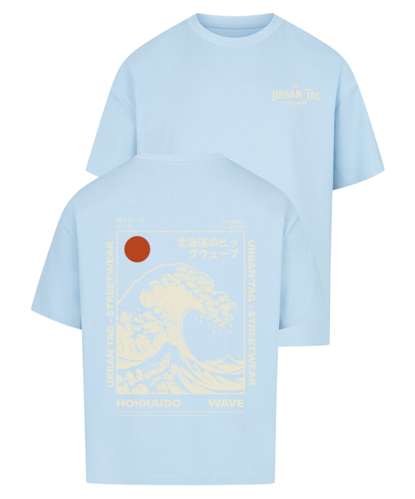 Urban Tag Oversized T-Shirt – "Hokkaido Wave"