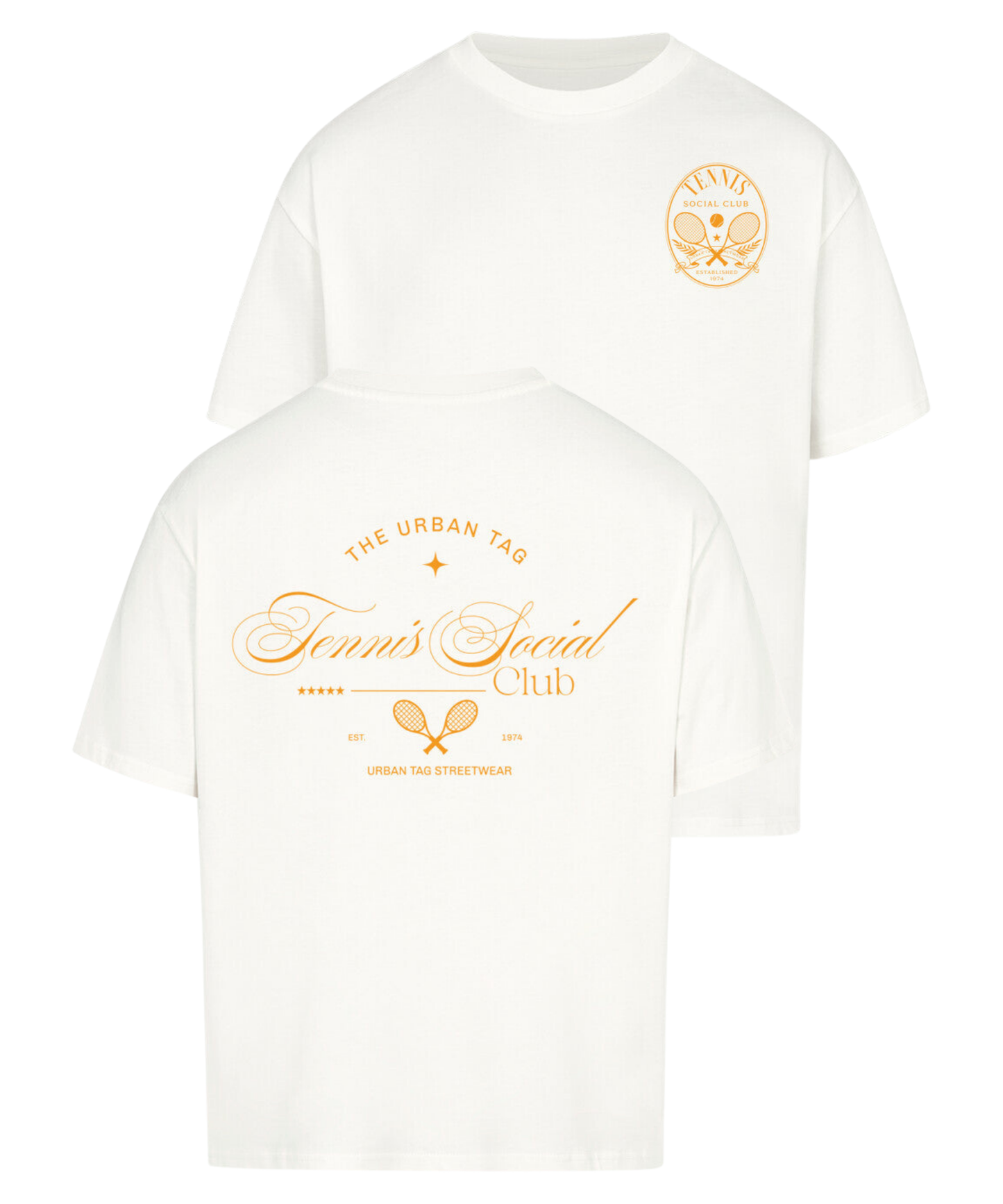 Urban Tag Oversized T-Shirt – "Tennis Social Club"