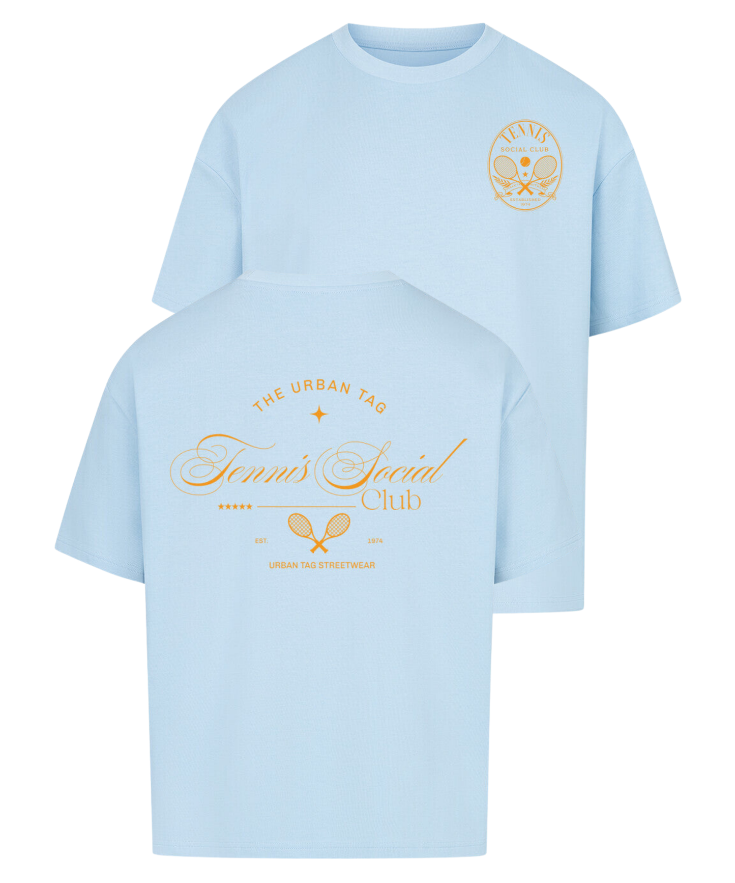 Urban Tag Oversized T-Shirt – "Tennis Social Club"