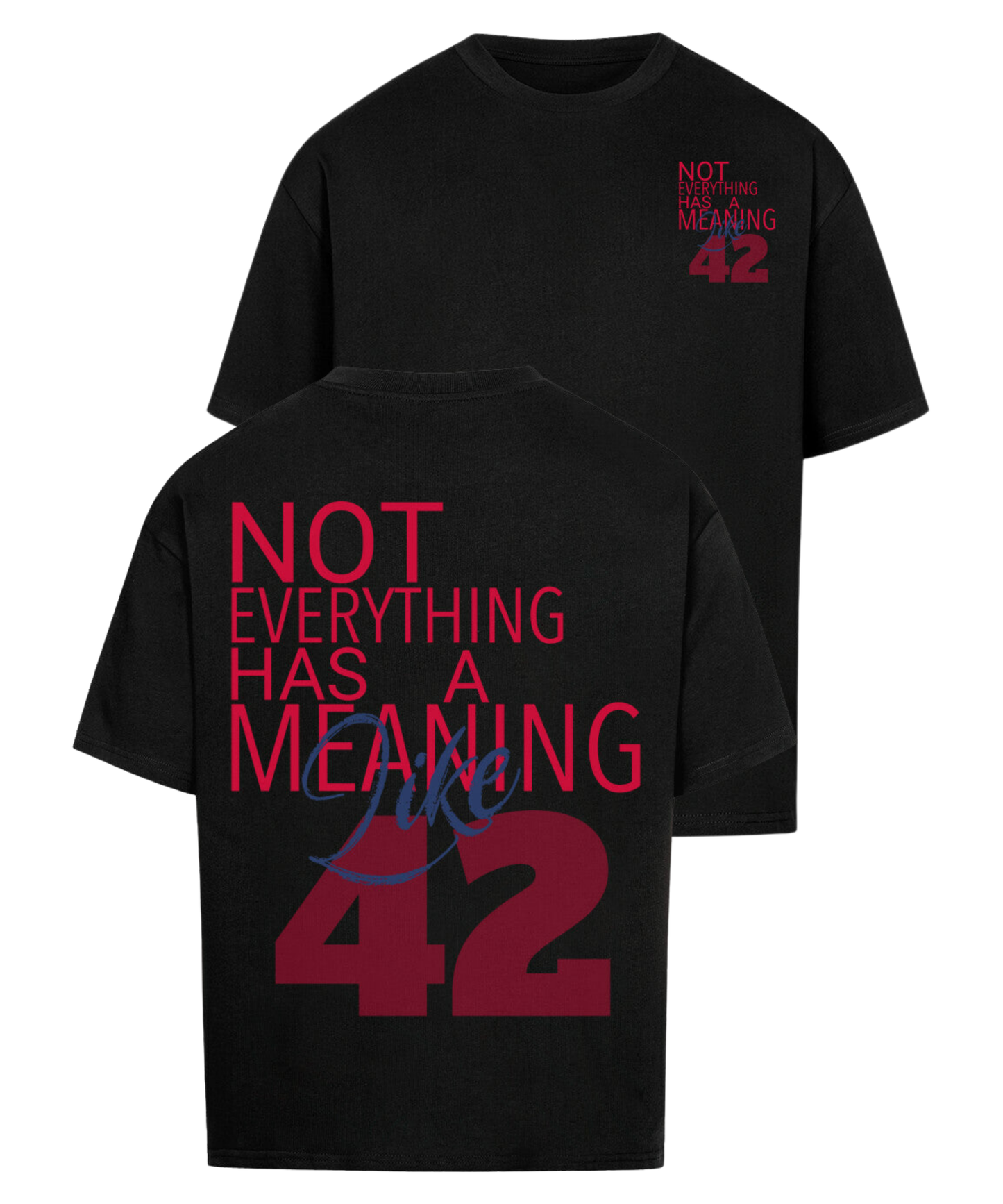 Urban Tag Oversized T-Shirt – "42"