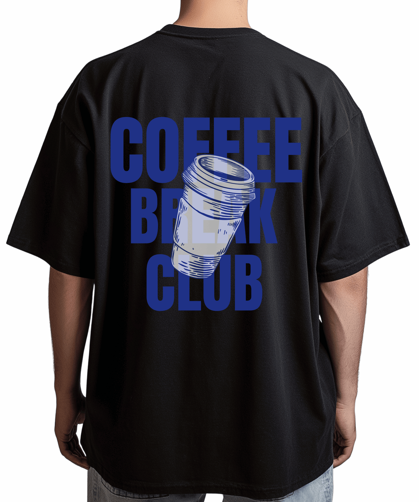 Urban Tag Oversized T-Shirt – "Coffee Break"