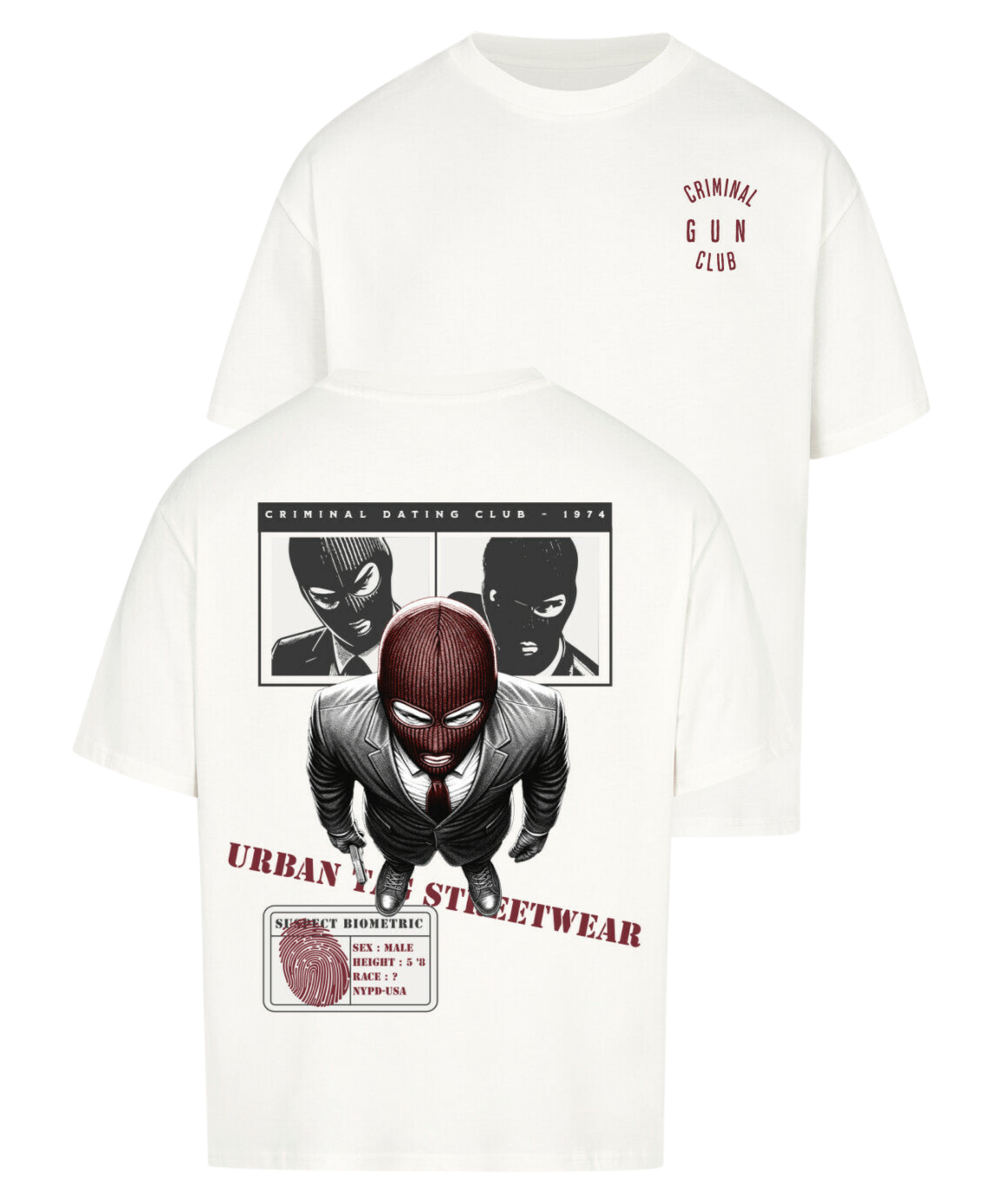 Urban Tag Oversized T-Shirt – "Money Heist"