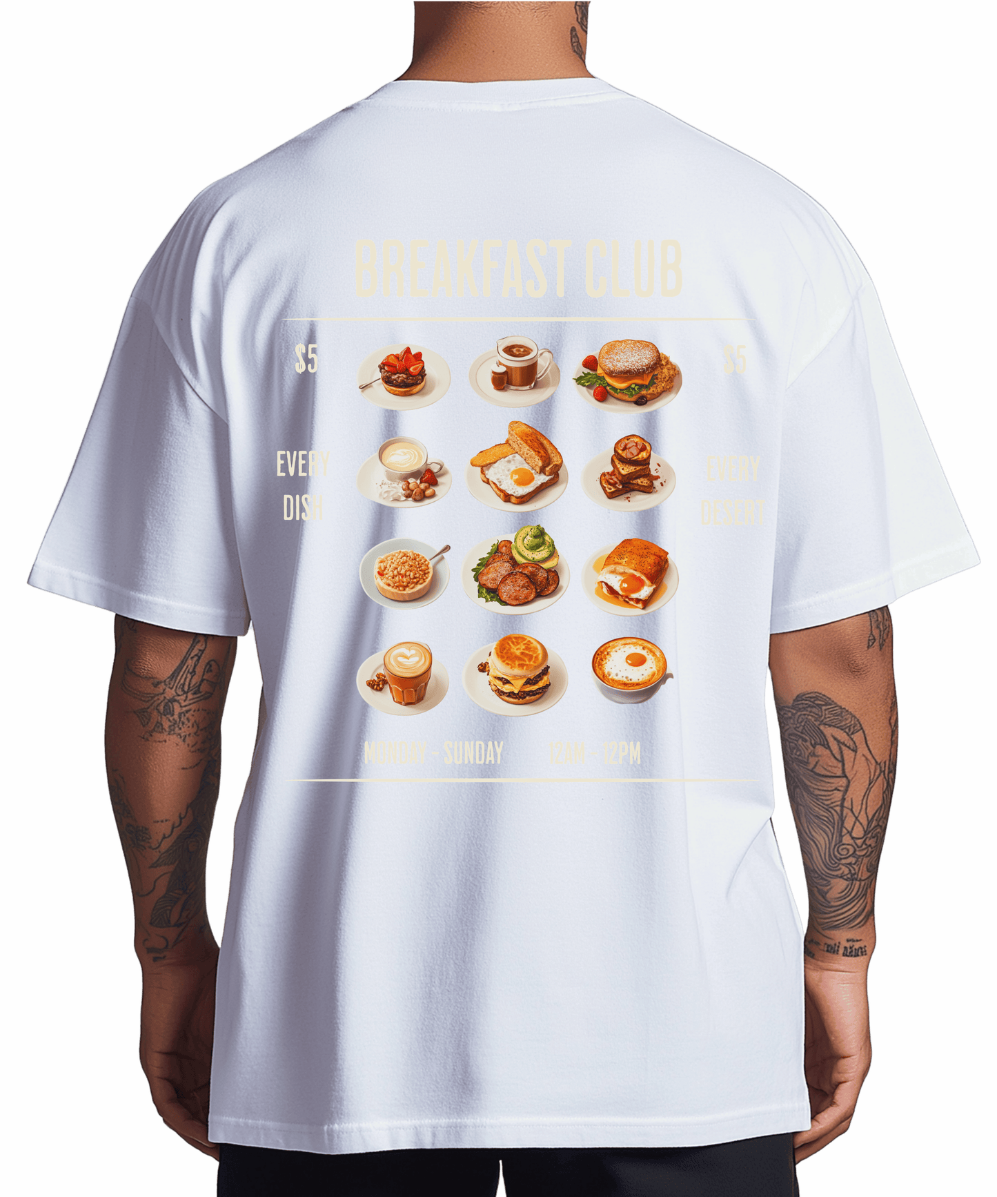 Urban Tag Oversized T-Shirt – "Breakfast Club"