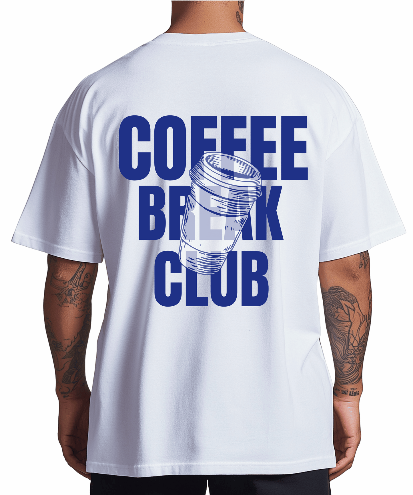 Urban Tag Oversized T-Shirt – "Coffee Break"