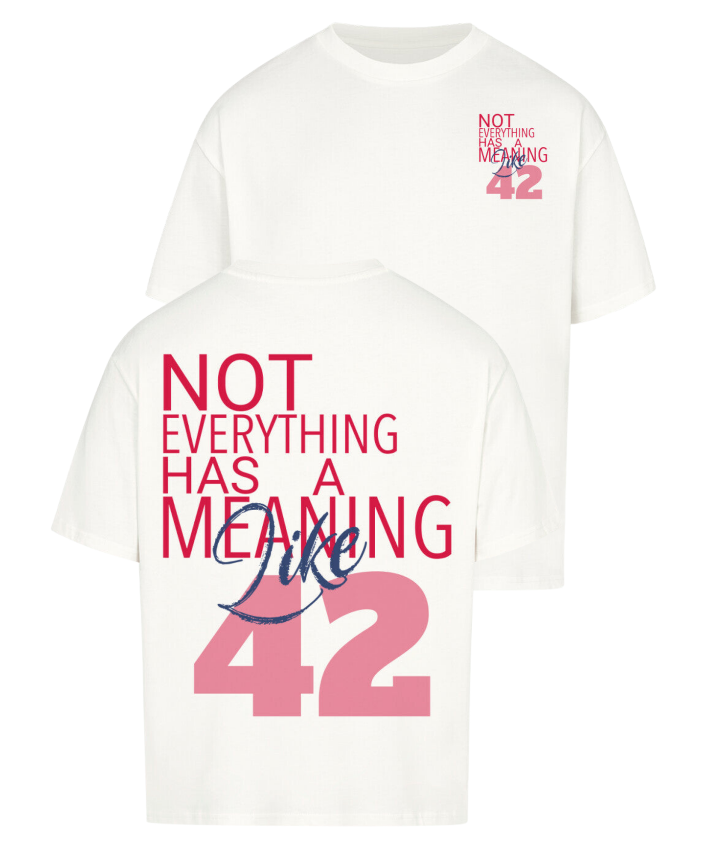 Urban Tag Oversized T-Shirt – "42"