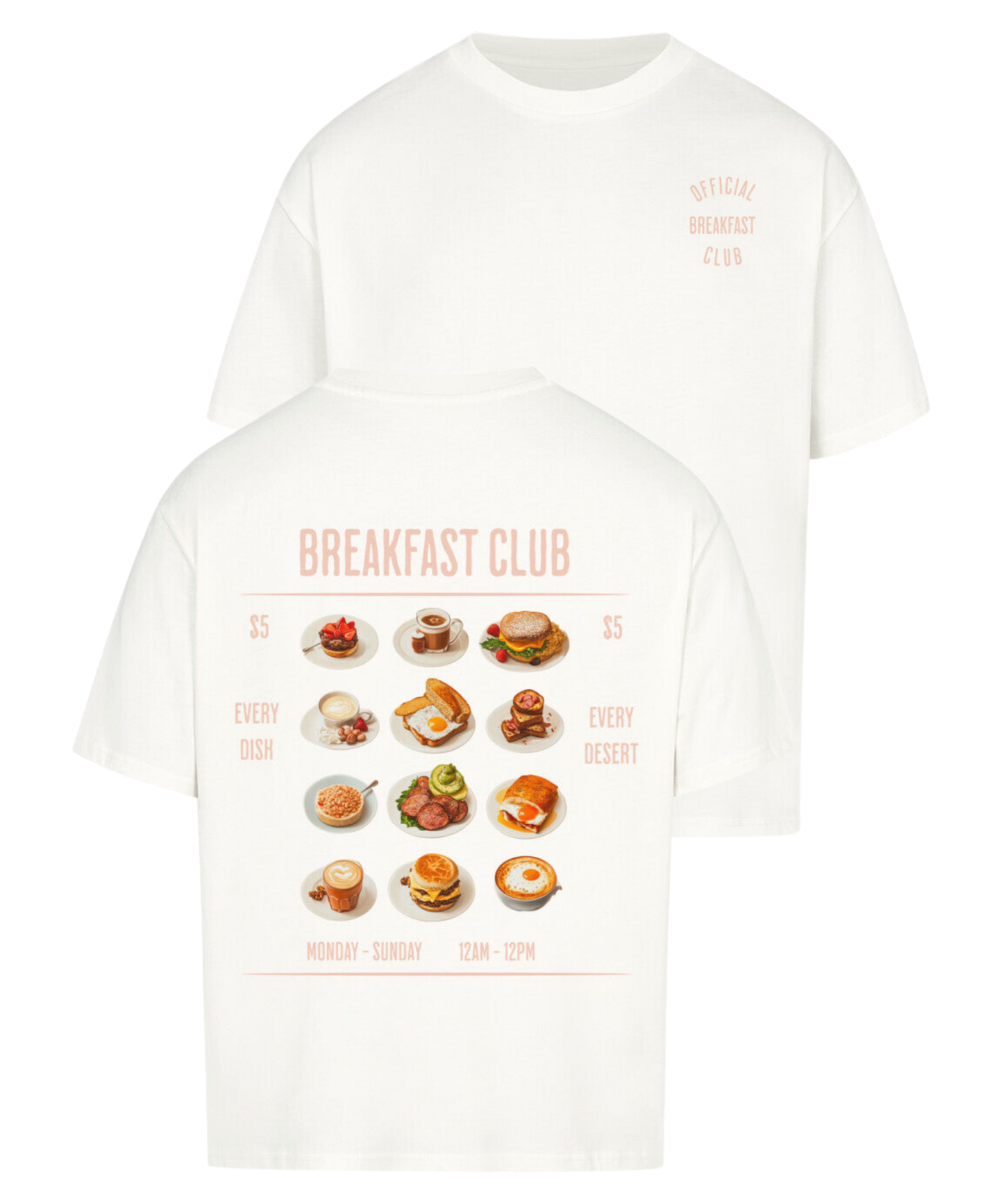 Urban Tag Oversized T-Shirt – "Breakfast Club"