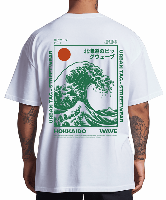 Urban Tag Oversized T-Shirt – "Hokkaido Wave"
