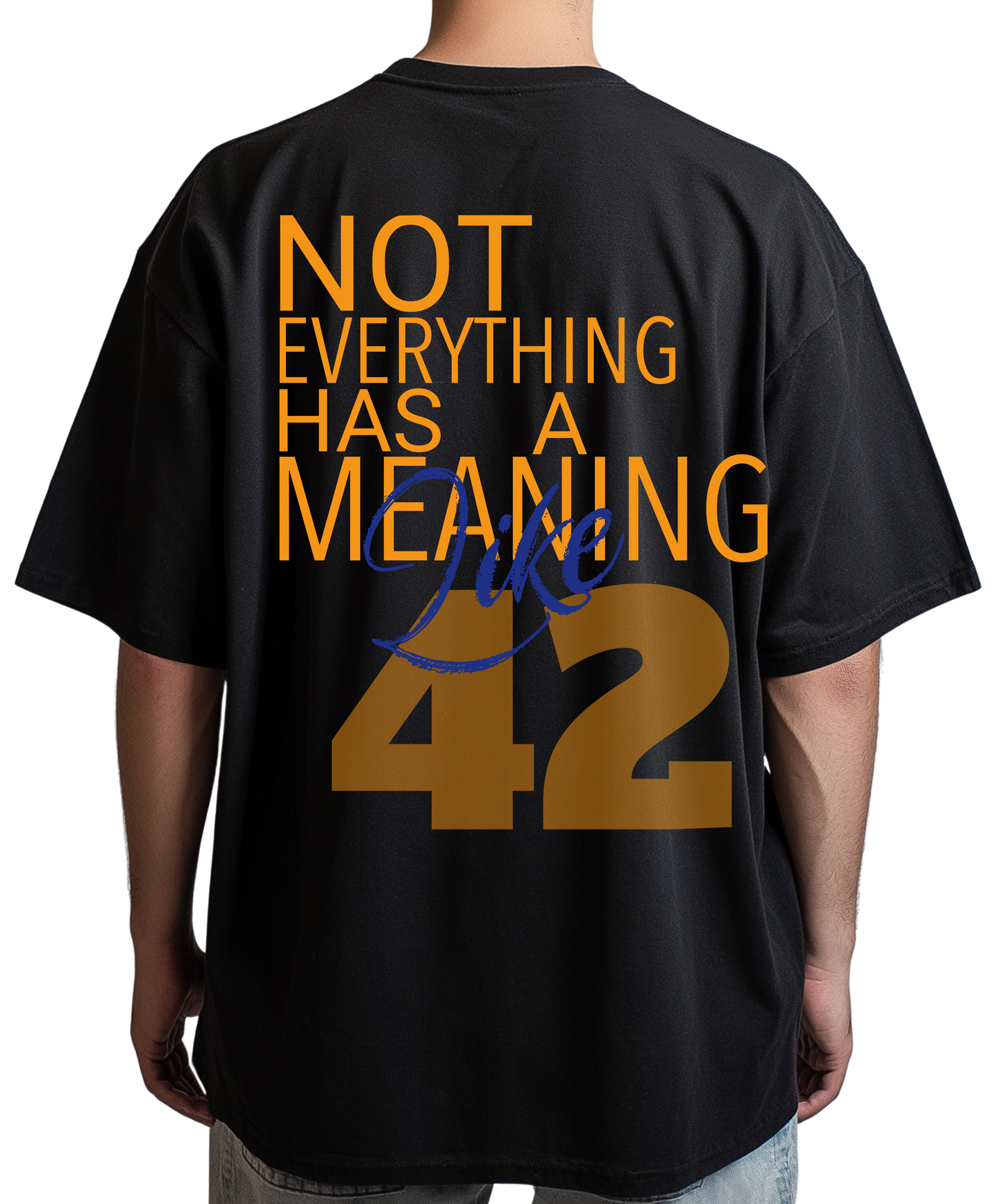 Urban Tag Oversized T-Shirt – "42"