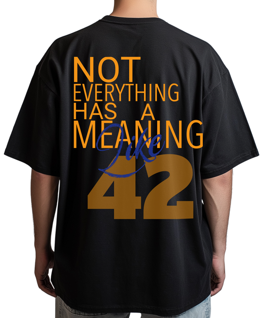 Urban Tag Oversized T-Shirt – "42"