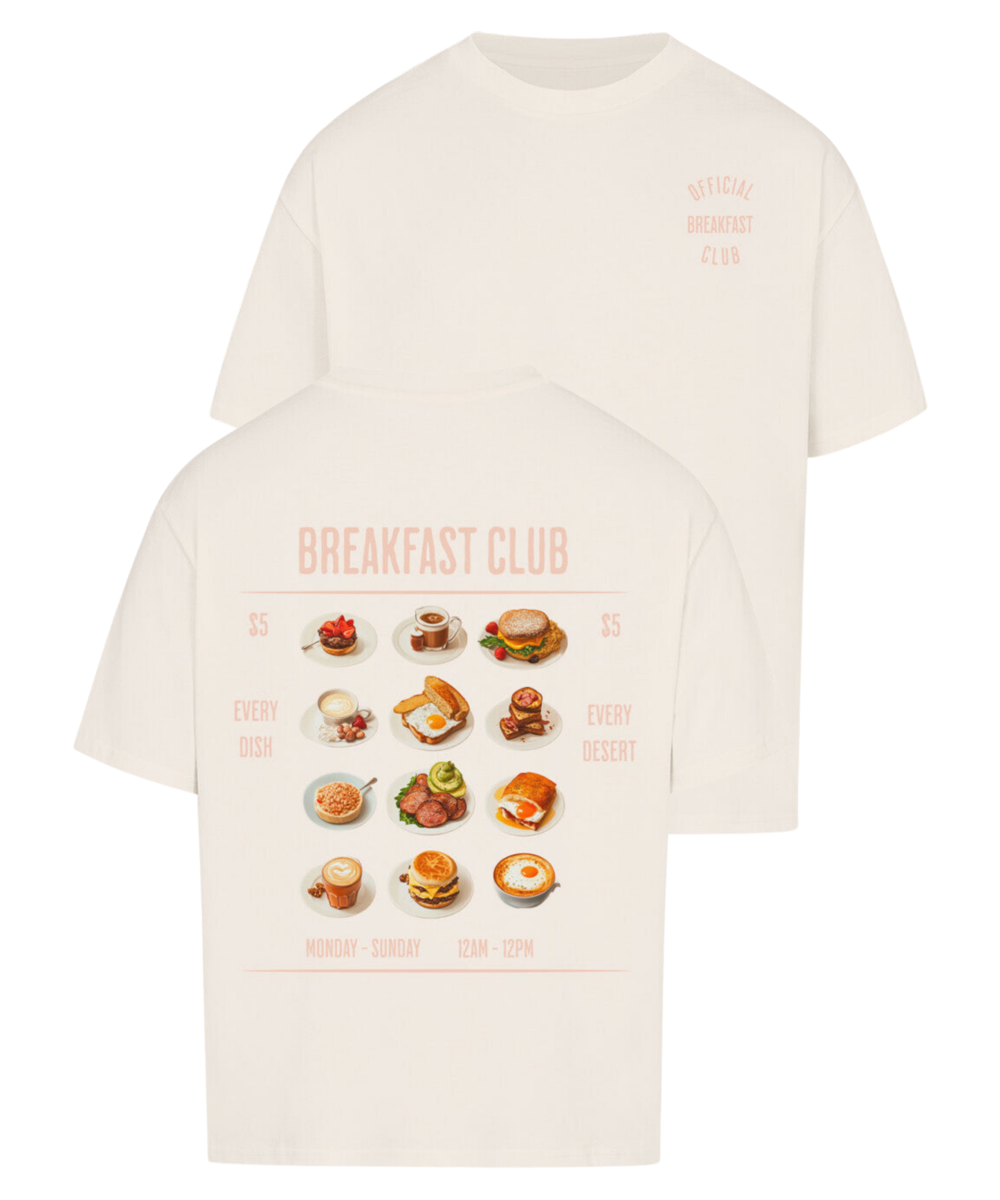 Urban Tag Oversized T-Shirt – "Breakfast Club"