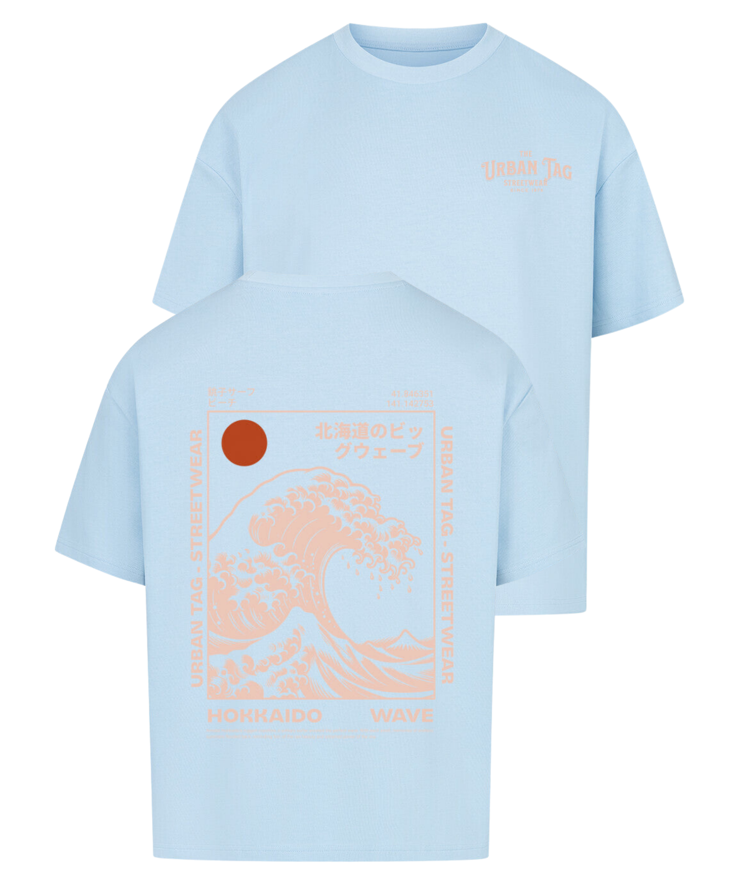 Urban Tag Oversized T-Shirt – "Hokkaido Wave"