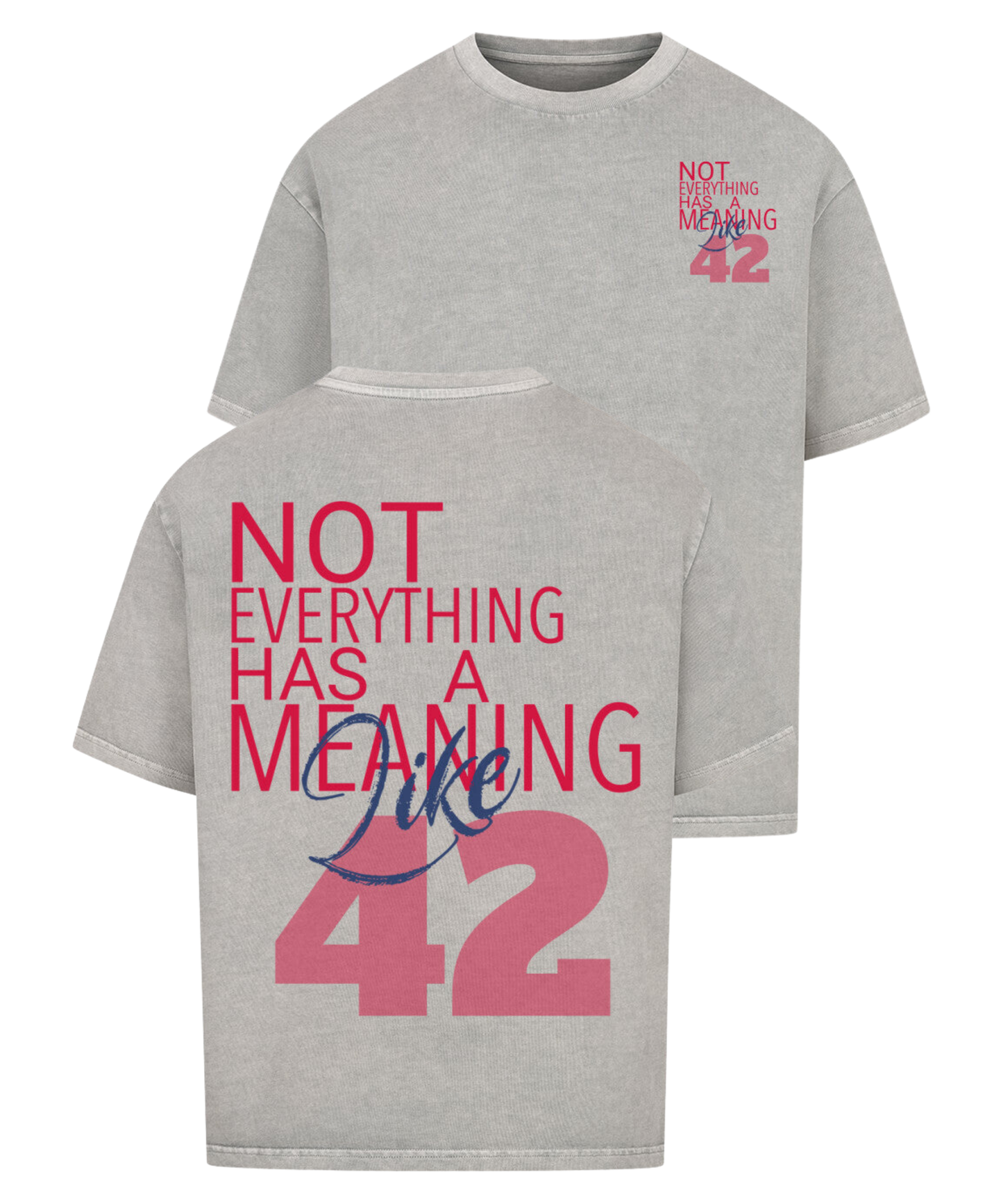 Urban Tag Oversized T-Shirt – "42"