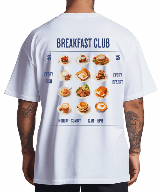 Urban Tag Oversized T-Shirt – "Breakfast Club"