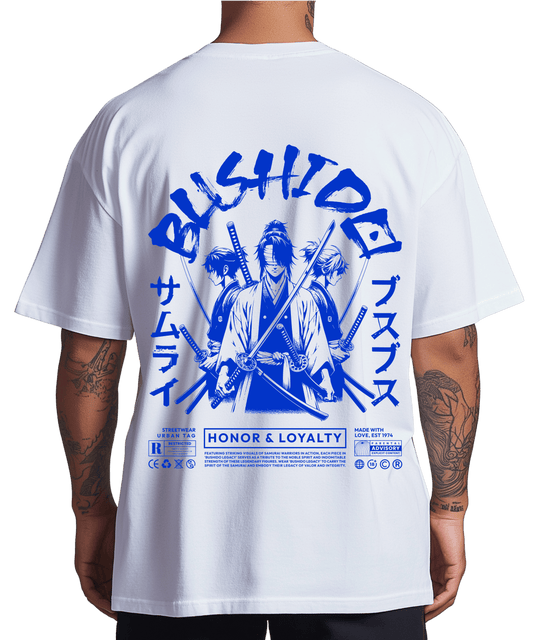 Urban Tag Oversized T-Shirt – "Bushido Samurai"