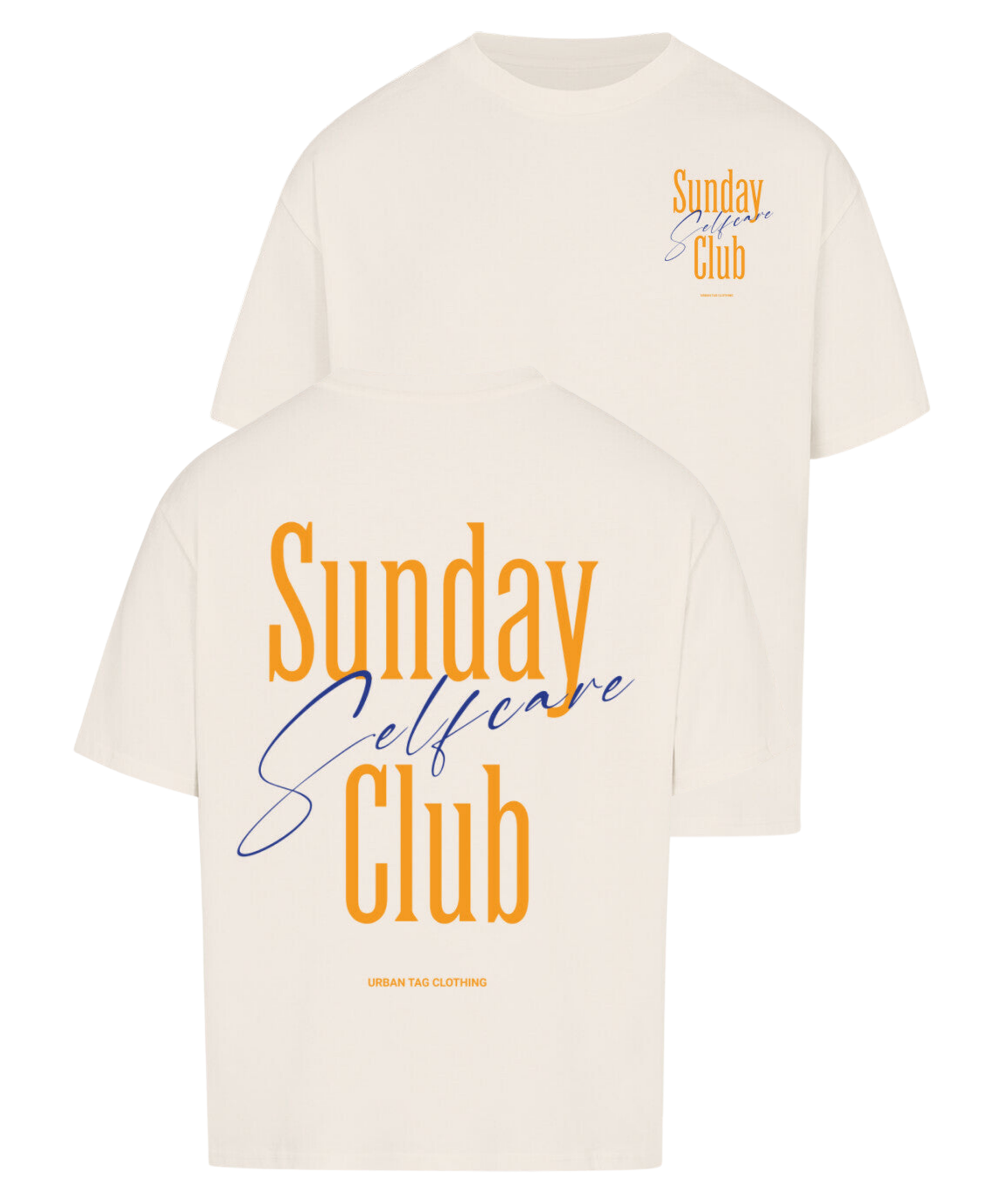 Urban Tag Oversized T-Shirt – "Sunday Selfcare Club"
