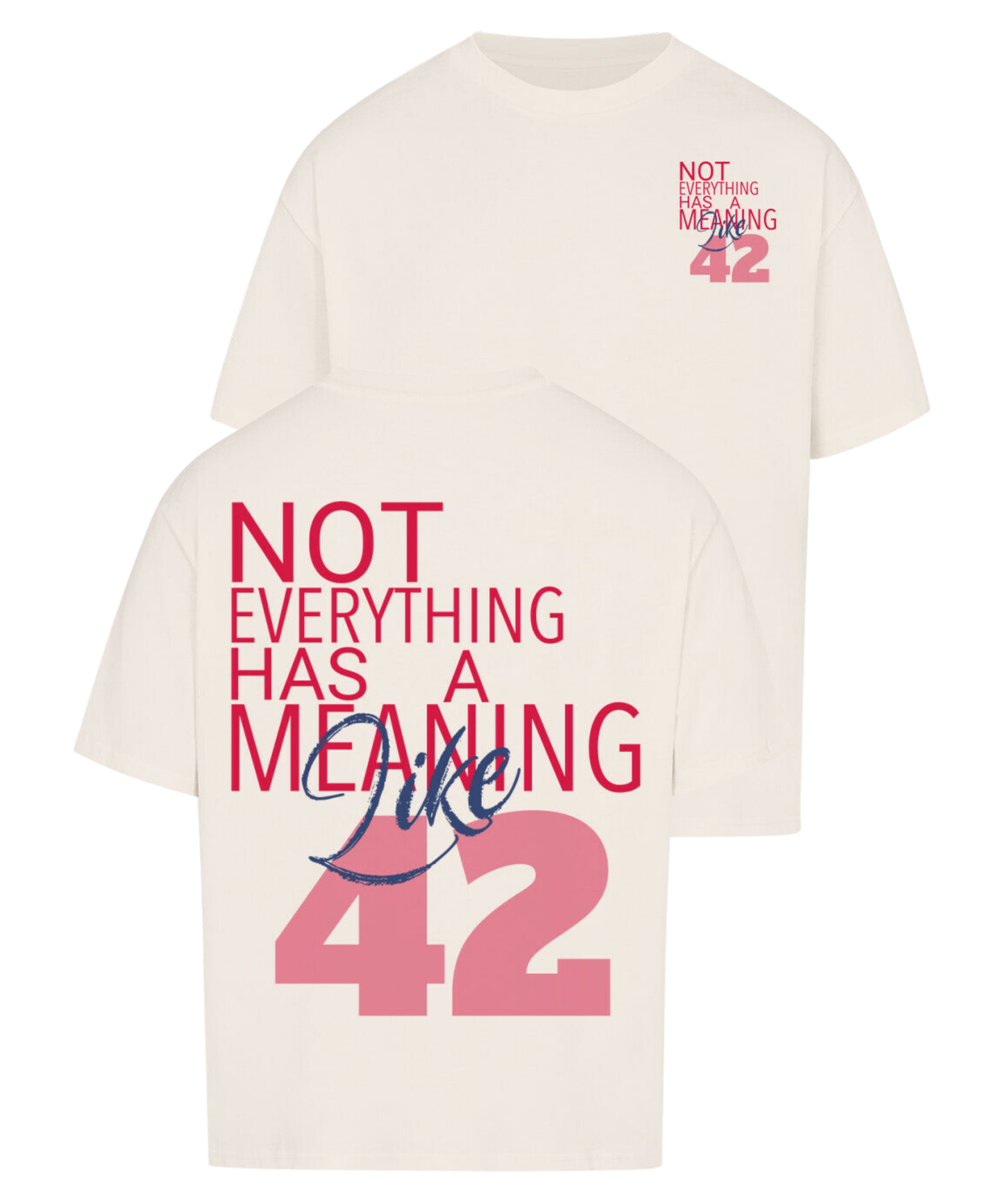 Urban Tag Oversized T-Shirt – "42"