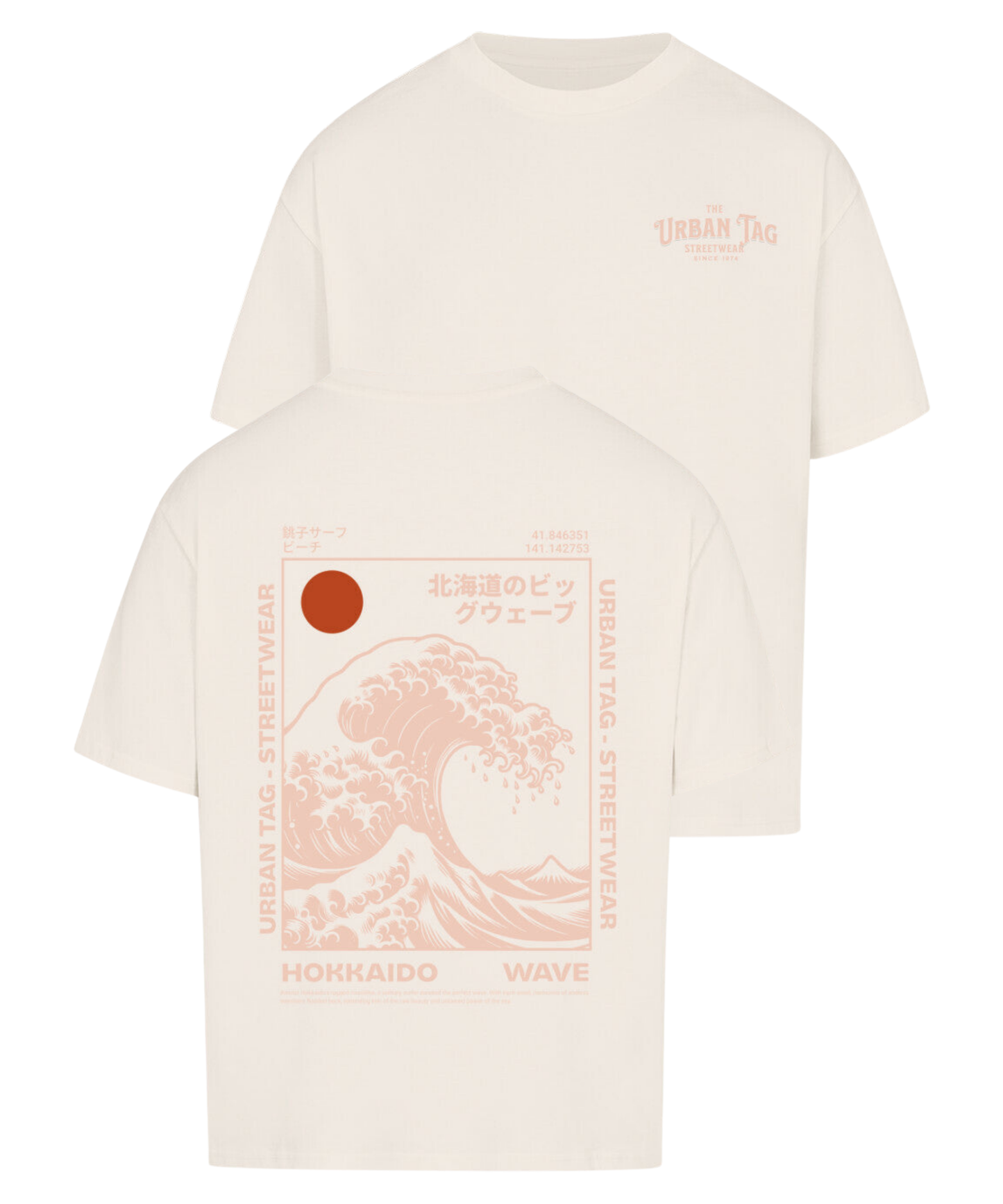Urban Tag Oversized T-Shirt – "Hokkaido Wave"