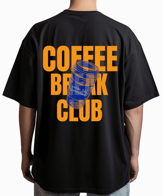 Urban Tag Oversized T-Shirt – "Coffee Break"