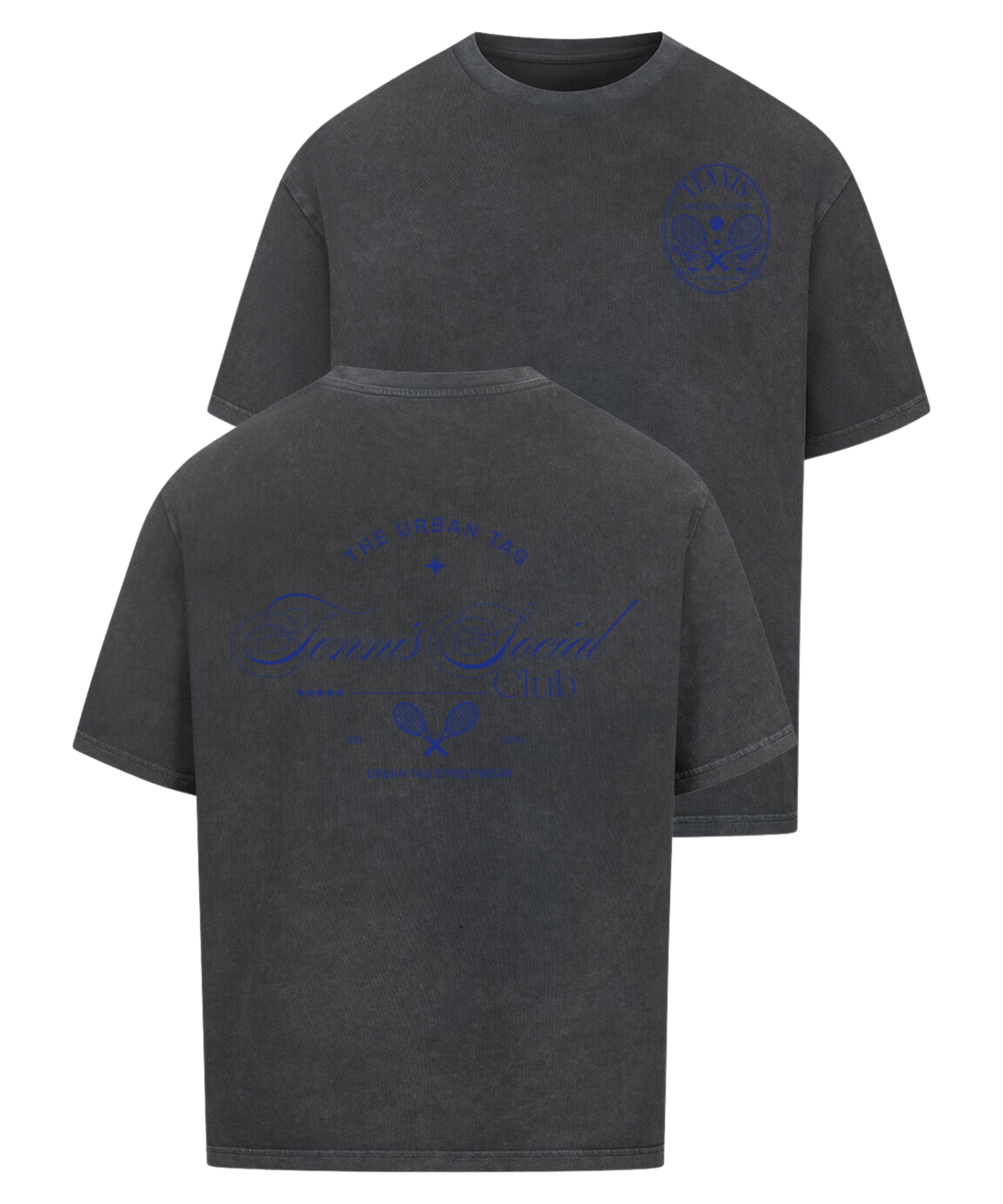 Urban Tag Oversized T-Shirt – "Tennis Social Club"